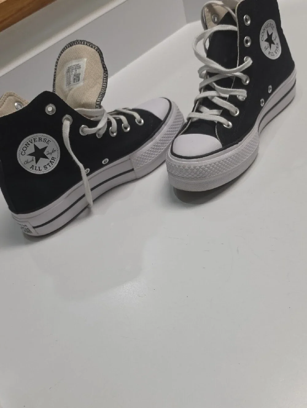 Converse Chuck Taylor All Star Lift High Top Platform Sneakers - Size 6.5 - Picture 8 of 9